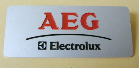 identyfikatory nr 23 Identyfikator grawerowany aluminiowy srebrny mat